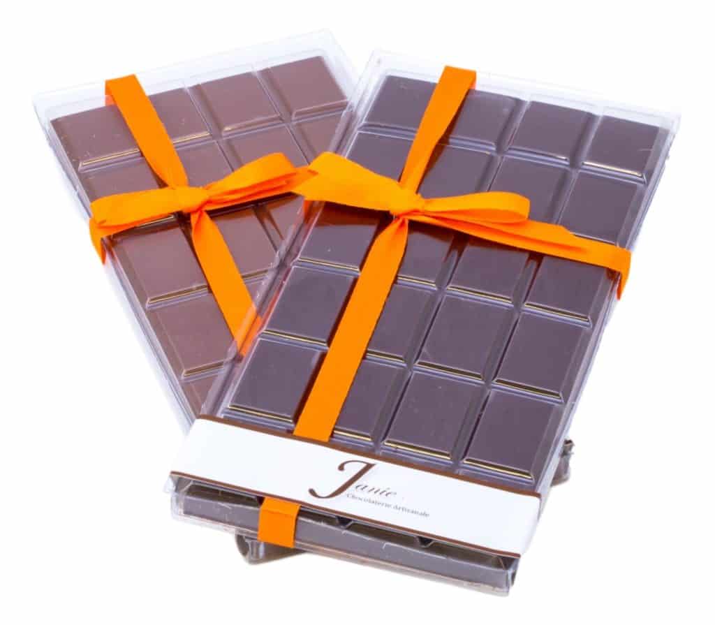 Tablette chocolat noir sans sucre ajouté (édulcorant : maltitol) – Cacao  55,7% minimum – 100g