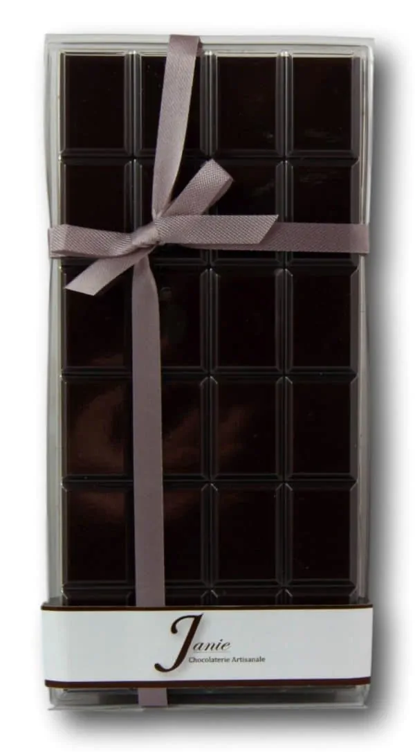 Tablette Pur Pérou Noir 63% Janie Chocolaterie Artisanale